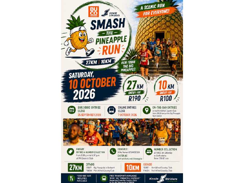 Buco Smash the Pineapple 27 and 10 km