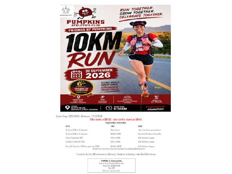 Friends of Pumpkins 10km Run